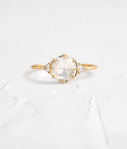 Lady s Slipper Ring 0.53ct. Natural Rose Cut Melanie Casey Fine Jewelry