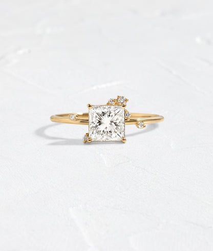 Princess Cut Engagement Rings Melanie Casey