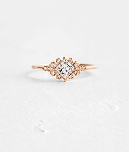 Pictorial Ring Princess Cut Melanie Casey Fine Jewelry 57 OFF