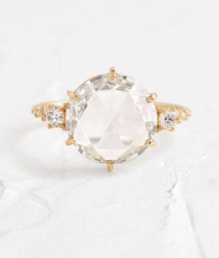 Lady's Slipper Ring, 1.16ct. Oval Cut Pink Diamond | Engagement Ring from Melanie Casey