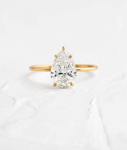 Best pear shaped diamond rings best sale