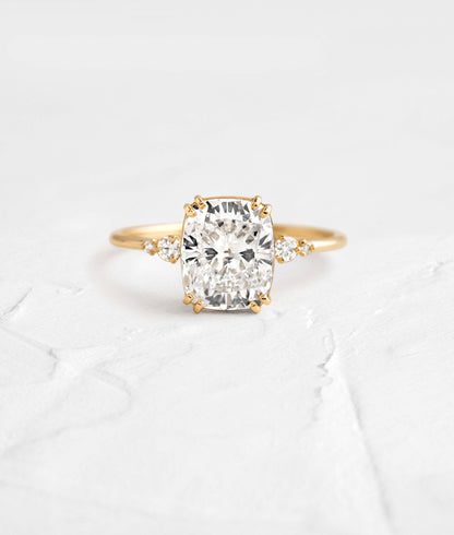 Cushion cut rings on sale